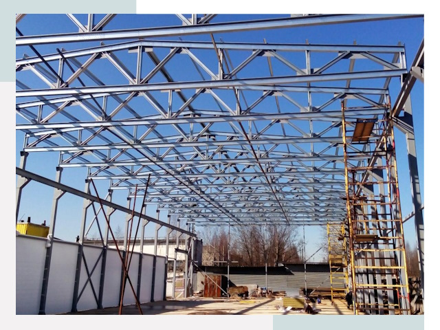 Строительство цехов в Йошкар-Ола от 614 руб. под ключ