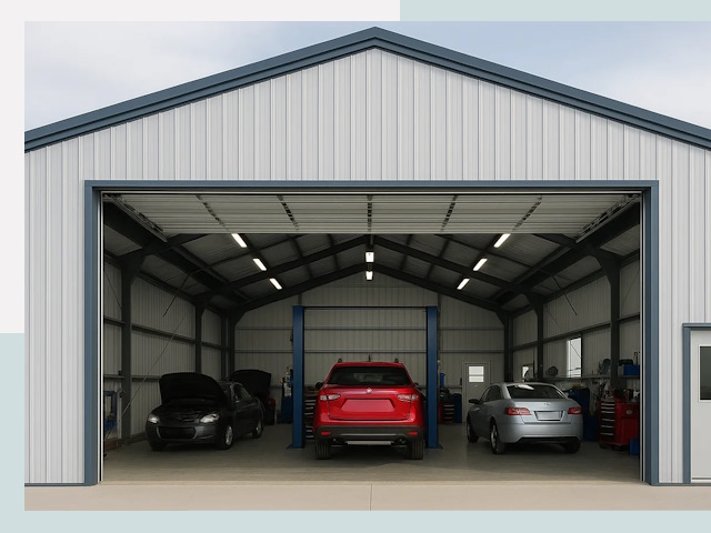 Ангары из сэндвич панелей от 614 руб. в Йошкар-Ола