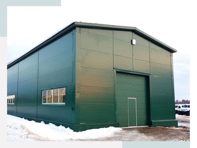 Двускатные ангары в Йошкар-Оле