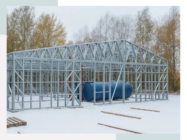 Металлические ангары в Йошкар-Оле