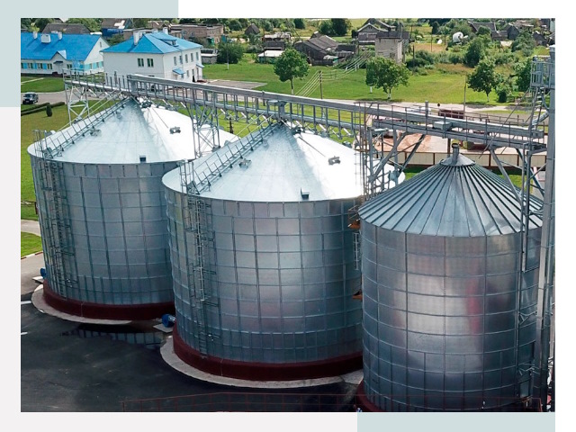 Металлические силосы в Йошкар-Оле