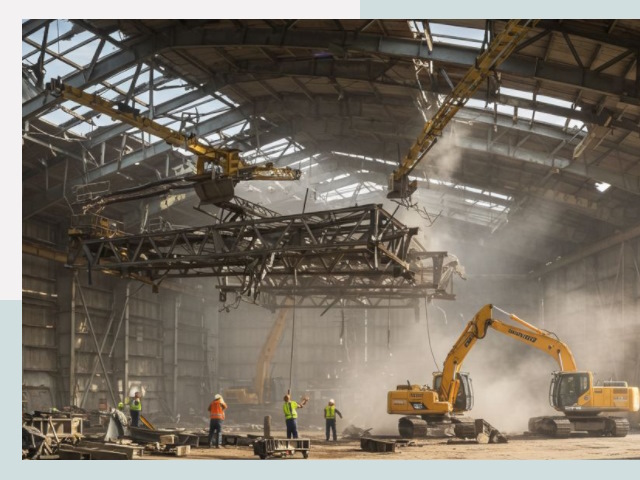 Демонтаж ангаров в Йошкар-Оле от 614 руб. за м²